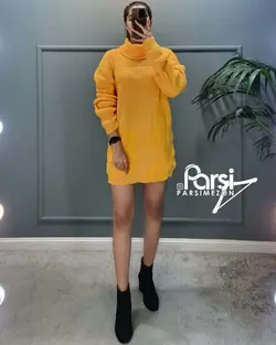 بافت حاشیه‌دار یقه اسکی