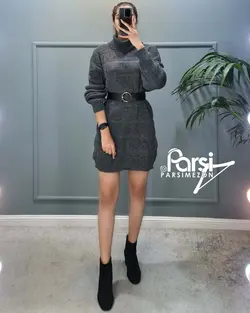 بافت حاشیه‌دار یقه اسکی