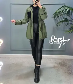 کاپشن آستین زیپ