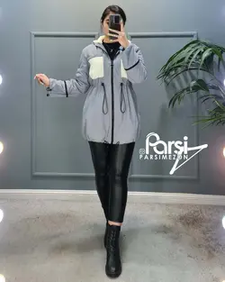 کاپشن آستین زیپ