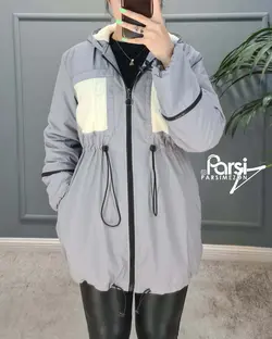 کاپشن آستین زیپ