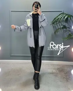 کاپشن آستین زیپ