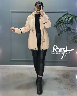 کاپشن آستین زیپ