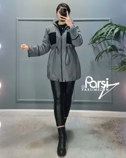 کاپشن آستین زیپ