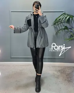 کاپشن آستین زیپ