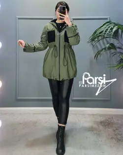 کاپشن آستین زیپ