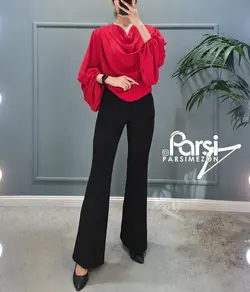 شومیز یقه دراپ