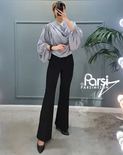 شومیز یقه دراپ