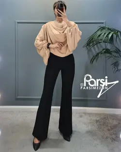 شومیز یقه دراپ