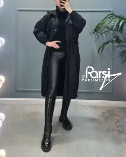 بارانی بلند جلودکمه