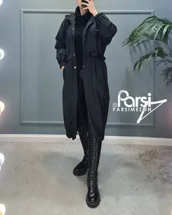 بارانی بلند جلودکمه