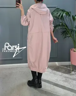 بارانی بلند جلودکمه