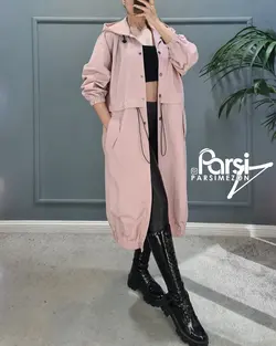 بارانی بلند جلودکمه