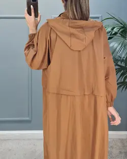 بارانی بلند جلودکمه