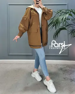 کاپشن پایین زیپ