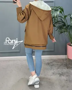 کاپشن پایین زیپ