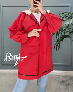 کاپشن پایین زیپ