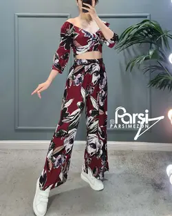 نیم‌تنه شلوار گلدار