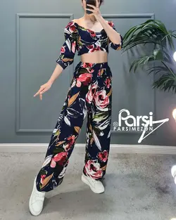 نیم‌تنه شلوار گلدار