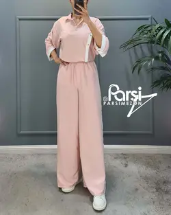 بلوز شلوار دکمه نما
