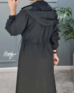 بارانی آستردار جلو زیپ