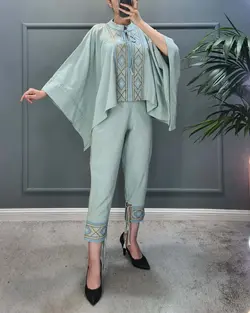 بلوز و شلوار گلدوزی