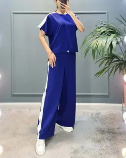 ست بلوز و شلوار خط دار