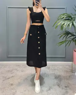 نیمتنه دامن لینن