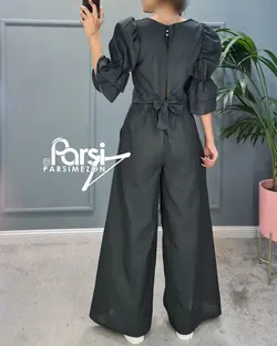 ست بلوز و شلوار یقه خشت