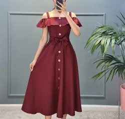 پیراهن والاندار جلودکمه