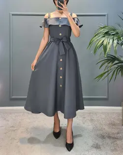 پیراهن والاندار جلودکمه