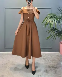 پیراهن والاندار جلودکمه