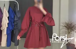 سارافون آستین پیلی پرچی