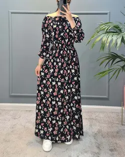 پیراهن ساحلی آستین دار