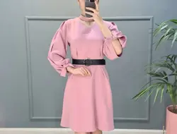 پیراهن آستین گره ای