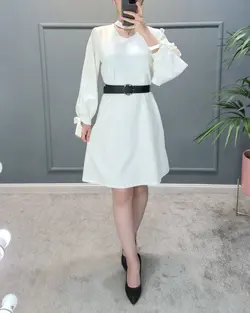 پیراهن آستین گره ای