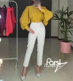 شومیز پشت گره جلوچین