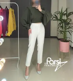 شومیز پشت گره جلوچین