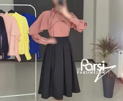 شومیز یقه پاپیون