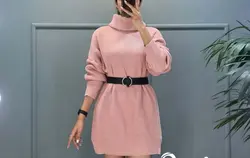 بافت لانگ یقه اسکی