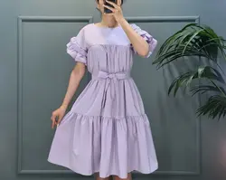 پیراهن آستین کوتاه