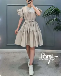 پیراهن آستین کوتاه