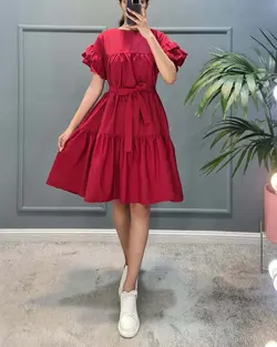 پیراهن آستین کوتاه