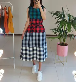 پیراهن چهارخانه