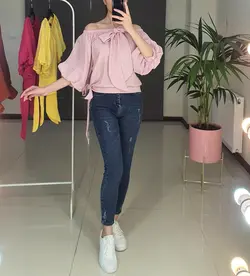 بلوز پاپیونی