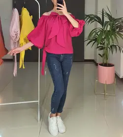 بلوز پاپیونی