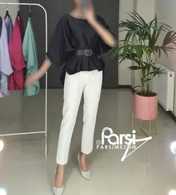 شومیز کیمونو کمربندی