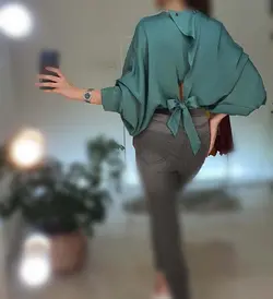 بلوز کیمونو پشت گره