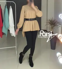 شومیز سه پیله پشت بلند