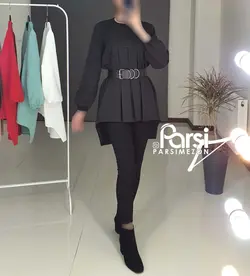 شومیز سه پیله پشت بلند